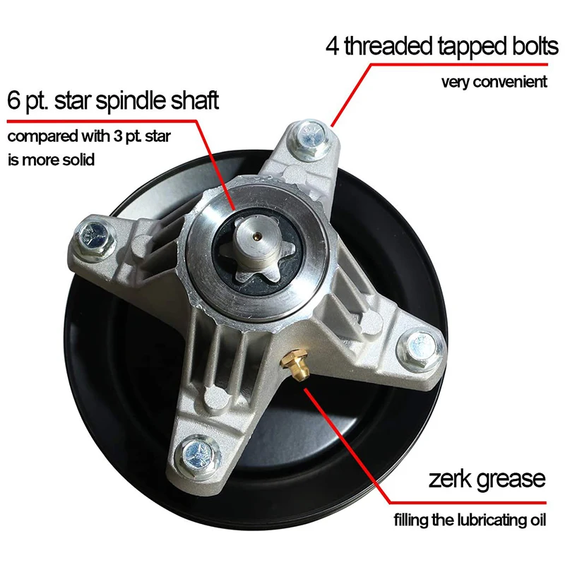 

Mower is Suitable for Cub Cadet MTD 918-04822A 918-04822B 618-04822 918-04889 30-8001 Deck Spindle Assembly Fits