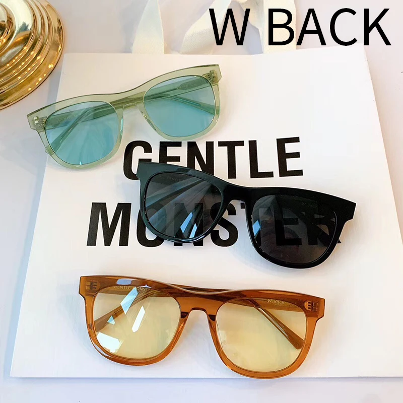

GENTLE MONSTER Sunglasses Women 2021 For Men W BACK WBACK Luxury Designer Vintage Trending Products Acetate UV400 GM Sun Glasses