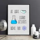 Плакаты и принты на холсте, для химической лаборатории