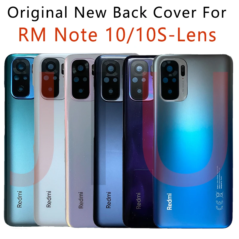 Оригинальная крышка батарейного отсека для Xiaomi Redmi Note 10 note 10s | Мобильные телефоны