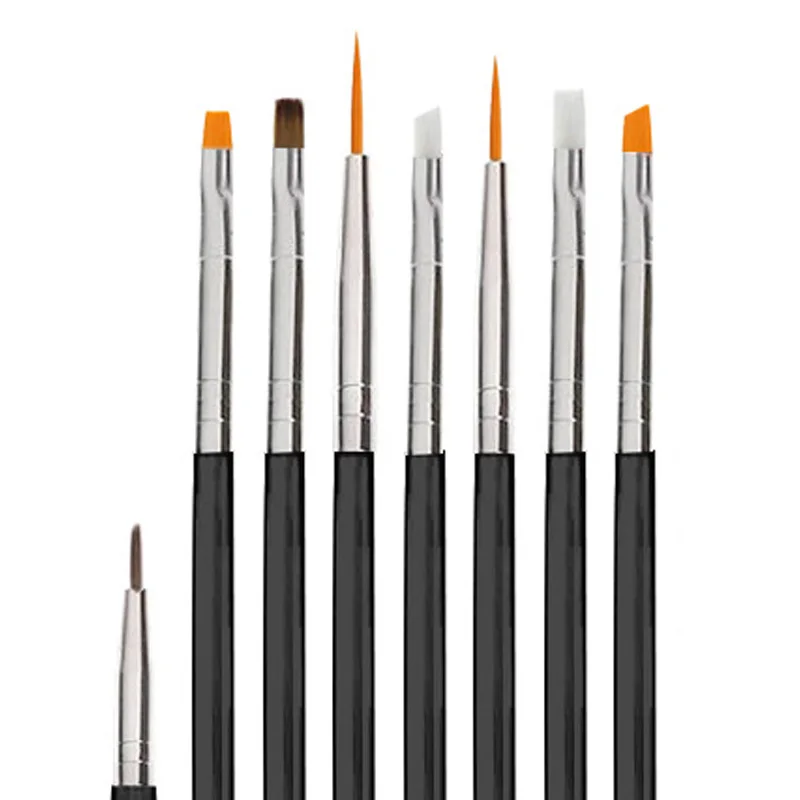 

15 pcs Nylon Hair Acrylic Nail Art Brush Set Watercolor Gouache Painting Pen School Students Paint Brushes Stationery Supplies