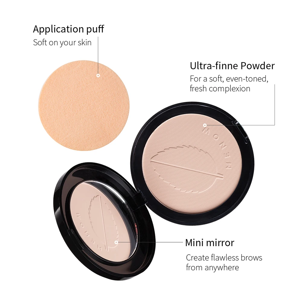 Мягкая полупрозрачная компактная прессованная пудра 11 цветов контурная Палитра