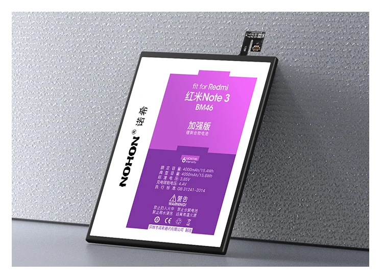NOHON BM46 BM45 BN41 BM22 BM35 Батарея для Xiaomi mi 4C 5 Red mi обратите внимание на возраст 2, 3, 4, 4X Замена литий-полимерный аккумулятор