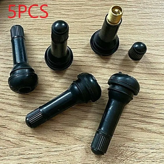 

5/4pcs TR414 Coreless Vacuum Tire Valves Automotive Black Rubber Valves Alloy Valves Alloy+high Quality Rubber Tubeless Valve