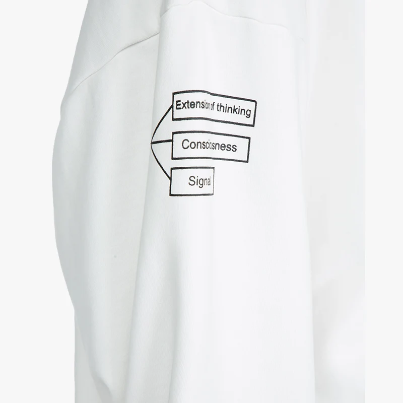 Бренд VIISHOW 2019 осенние мужские свитшоты повседневные толстовки белые хип-хоп топы