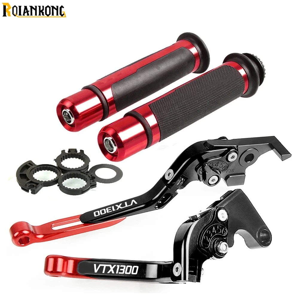 Ручка тормоза для мотоцикла CNC алюминиевая ручка сцепления Honda VTX1300 2003 2004 2005 2006 2007