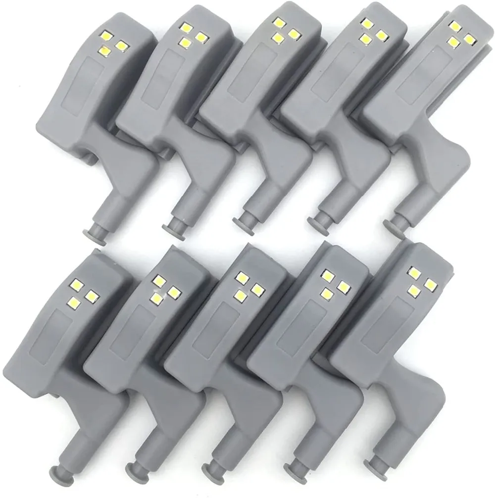 

10/20Pcs 0.25W Universal LED Under Cabinet Light Cupboard Inner Hinge Lamp Closet Wardrobe Sensor Light Home Kitchen Night Light