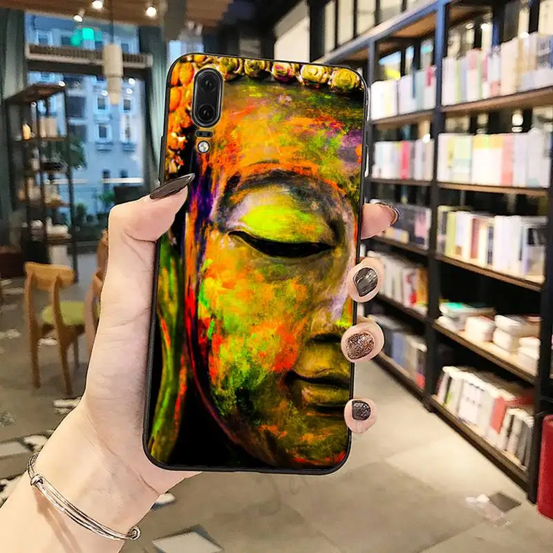 

Gautama Buddha faith pattern Phone Case For Huawei honor Mate P 10 20 30 40 i 9 8 pro x Lite smart 2019 nova 5t