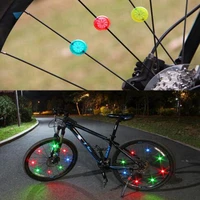 bicycle spoke lights colorful hot wheels led mountain bike wire lights wheel decoration lights riding equipment accessories
