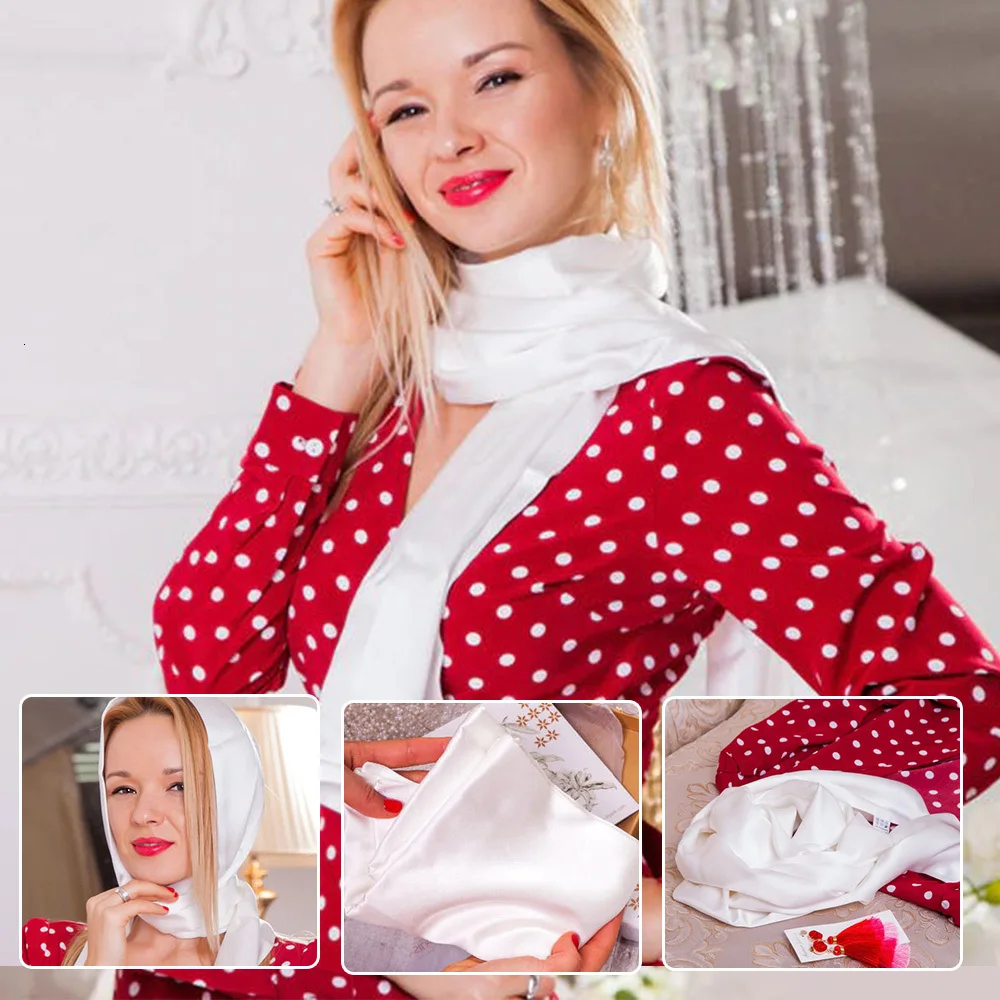 LilySilk шелковый шарф женский