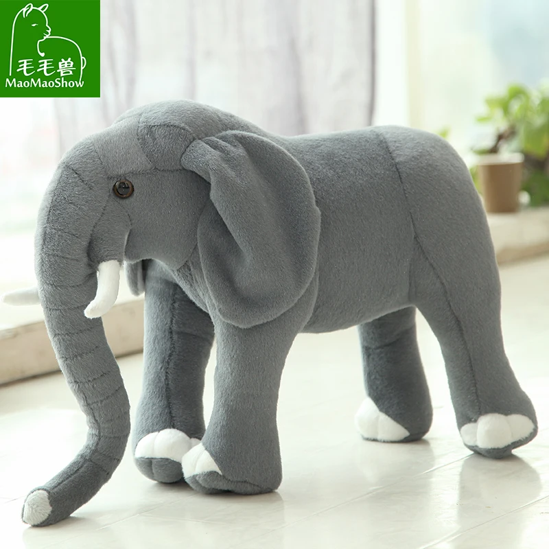 

Мягкая Милая имитация слона, плюшевые игрушки, подушка для сна, животные для мальчиков и девочек, милые плюшевые игрушки, детский подарок на ...