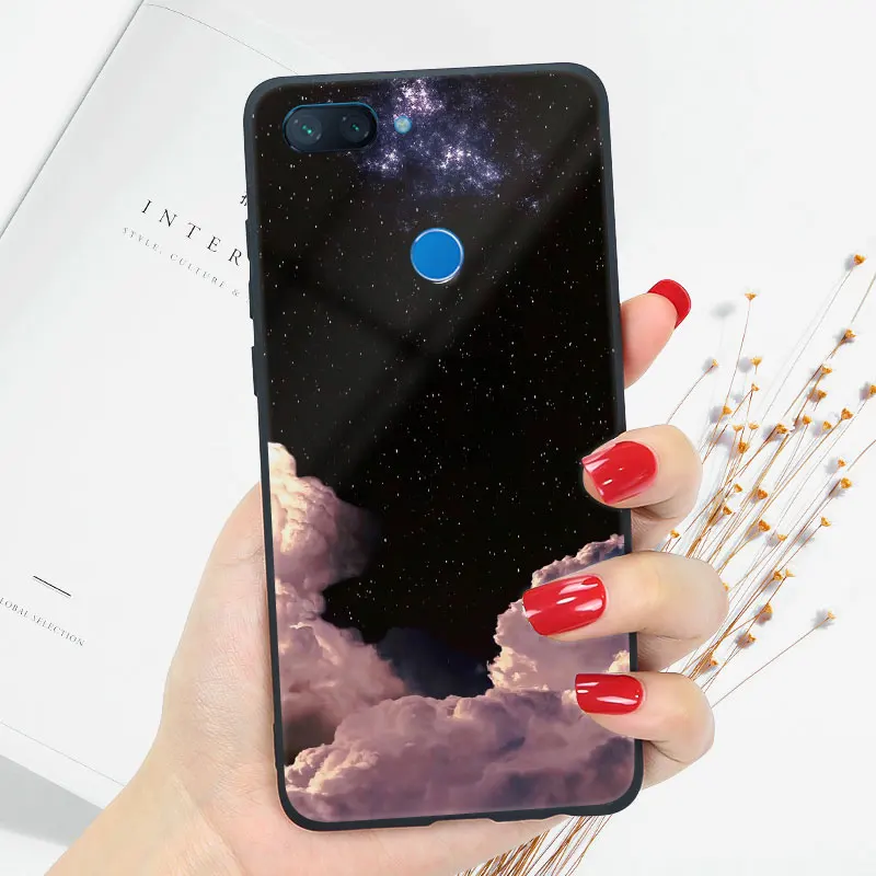 X17 Черный чехол для Xiaomi mi 8 Lite A3 A2 Lite mi 9 SE 9T Pro Чехол-бампер Яркий глянцевый чехол из поликарбоната+ ТПУ - Цвет: X17