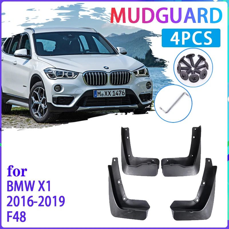 

Car Mud Flaps For BMW X1 F48 2016~2019 2017 2018 Mudguard Splash Guards Fender Mudflaps Auto Accessories