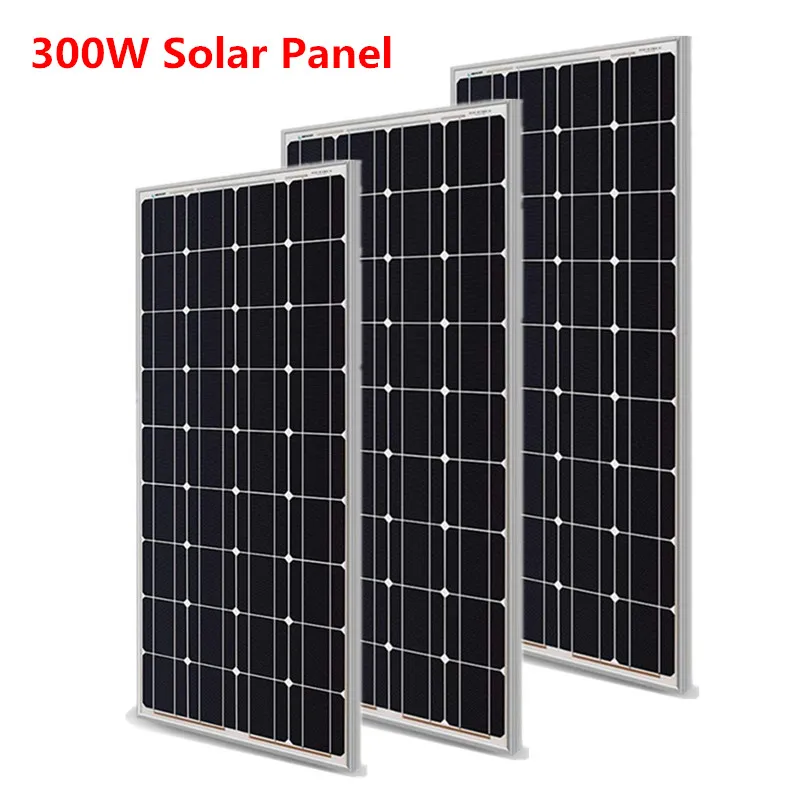 

Жесткая солнечная панель 300 Вт 12 в зарядное устройство 3*100 Вт портативный солнечный элемент для автомобиля лодки караван Открытый водонепро...