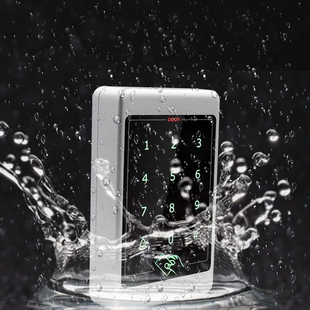 Водонепроницаемая сенсорная клавиатура металлическая подсветка 125 кГц рчид