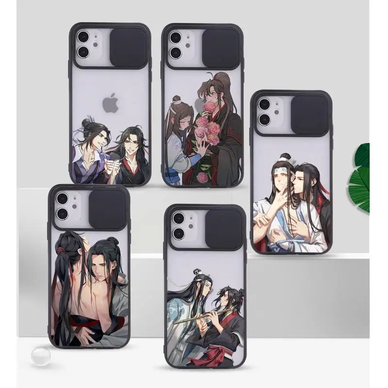

Mo Dao Zu Shi MDZS Anime Phone Case for iPhone 12 11 8 7 se 2020 mini pro X XS XR MAX Plus Transparent Camera Protection Cover