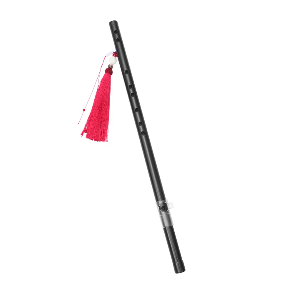 

1 Set of Profesisonal Bamboo Flute With Film Hole And Film Attachment (Black, Random Accessory Color)