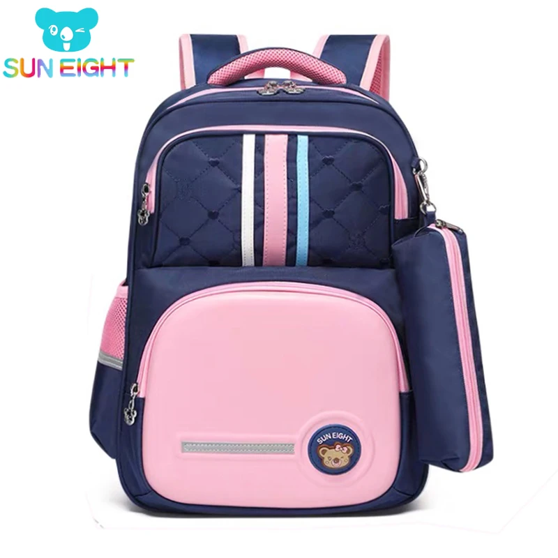 SUN EIGHT New Arrival Children Backpack School Bags For Girls Waterproof Nylon mochila escolar