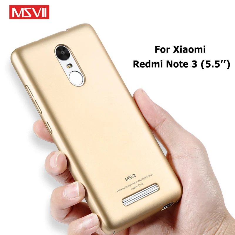Для Xiaomi Redmi Note 3 чехол Msvii Тонкий матовый для Pro Чехол Жесткий PC Xiomi Note3 s |