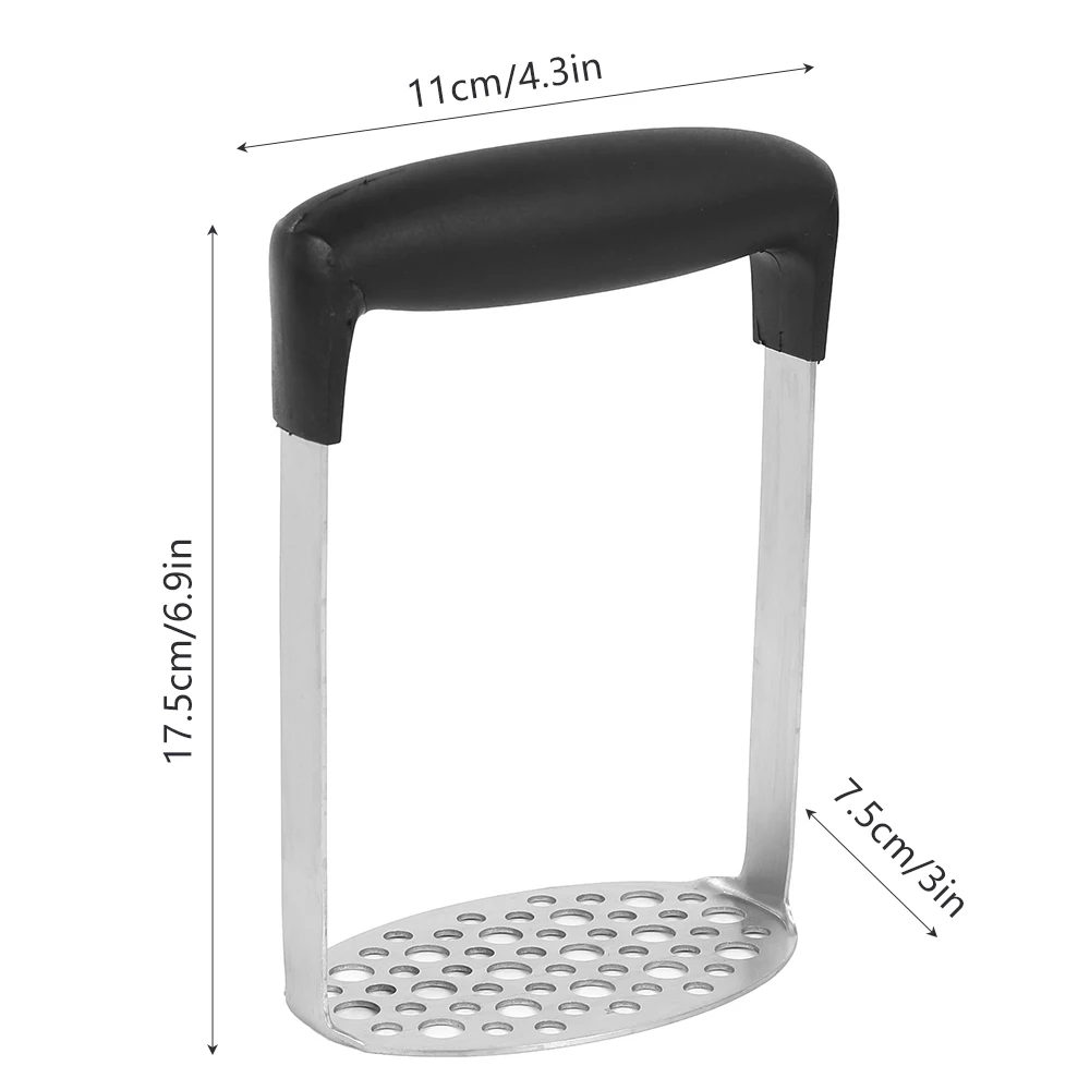

1PC Stainless Steel Potatoes Mud Pressure Mud Machine Potato Masher Ricer Fruit Vegetable Tools Kitchen Gadgets Accessories