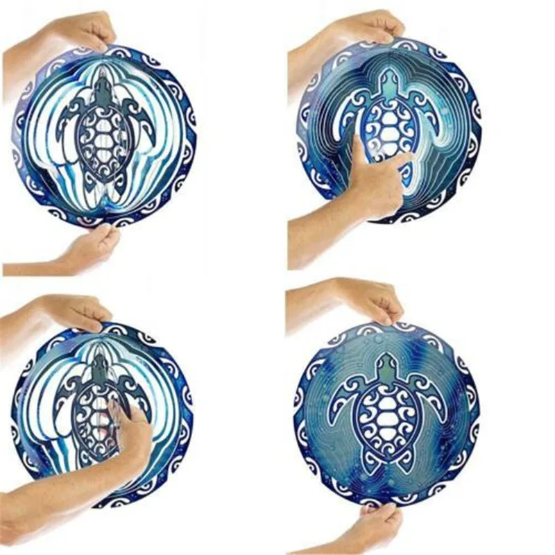 Морская черепаха Спиннер орнамент кинетическая 3d вращающаяся океанская ветра