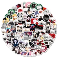 103050100pcs japan anime tokyo ghoul graffiti stickers for laptop notebook skateboard computer luggage cartoon decal sticker
