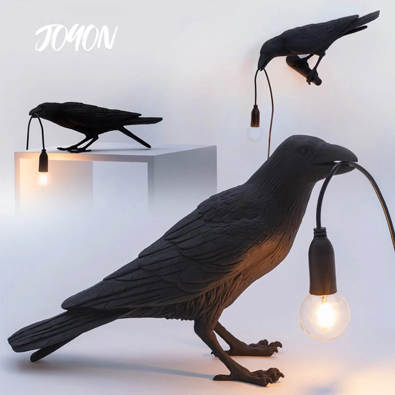 

Lucky Bird Led Table Lamp Living Room Deco Bedroom Lamps Bathroom Indoor Lighting Bedside Lights Home Decor Wall Light Fixtures