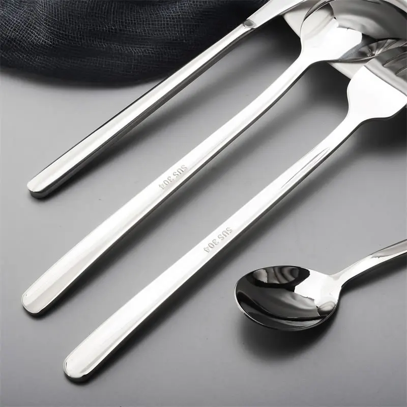 Набор посуды 16 шт./компл. столовый набор из нержавеющей стали многоразовая