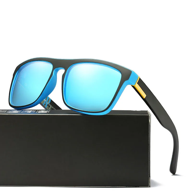 

Поляризованные солнцезащитные очки в матовой оправе для мужчин и женщин, очки для вождения с защитой от скольжения и ультрафиолета, прямоугольные очки для спорта на открытом воздухе