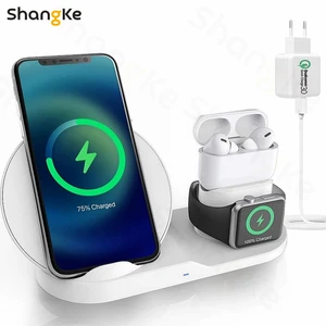Wireless Charger Stand for iPhone AirPods Apple Watch Wirless Charging
Dock Station for Apple Watch Series 5/4/3/2 iPhone 12 11