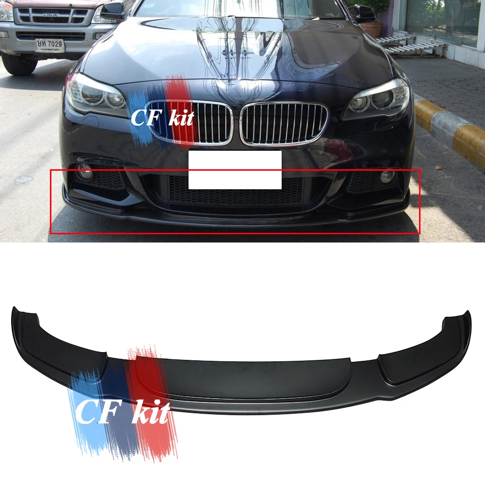 CF комплект для BMW 5 серии F10 M TECH Sport сплиттер передней губы ABS/углеродного волокна