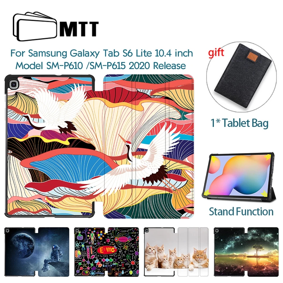 Чехол для планшета MTT Samsung Galaxy Tab S6 Lite 10 4 дюйма искусственная кожа ПУ складной
