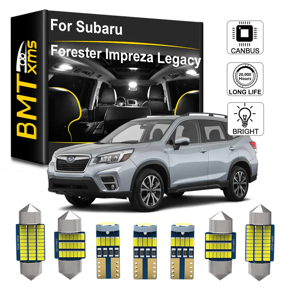 

BMTxms Canbus Indoor LED Lights Kit For Subaru Forester Impreza Legacy BC BJF BD BG BE BH BL BP BM BR Outback BE BH BL BP BR BS