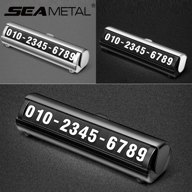 Автомобильная парковочная карта светящаяся табличка с номером телефона