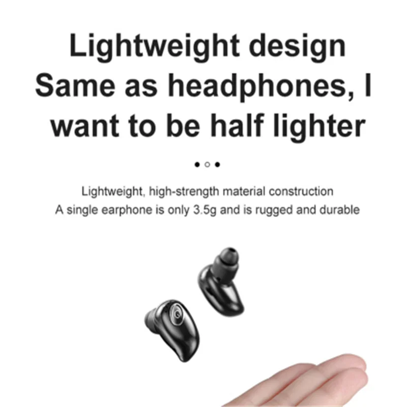 Мини Bluetooth 5 0 Наушники Спортивные Беспроводные одиночные наушники с микрофоном