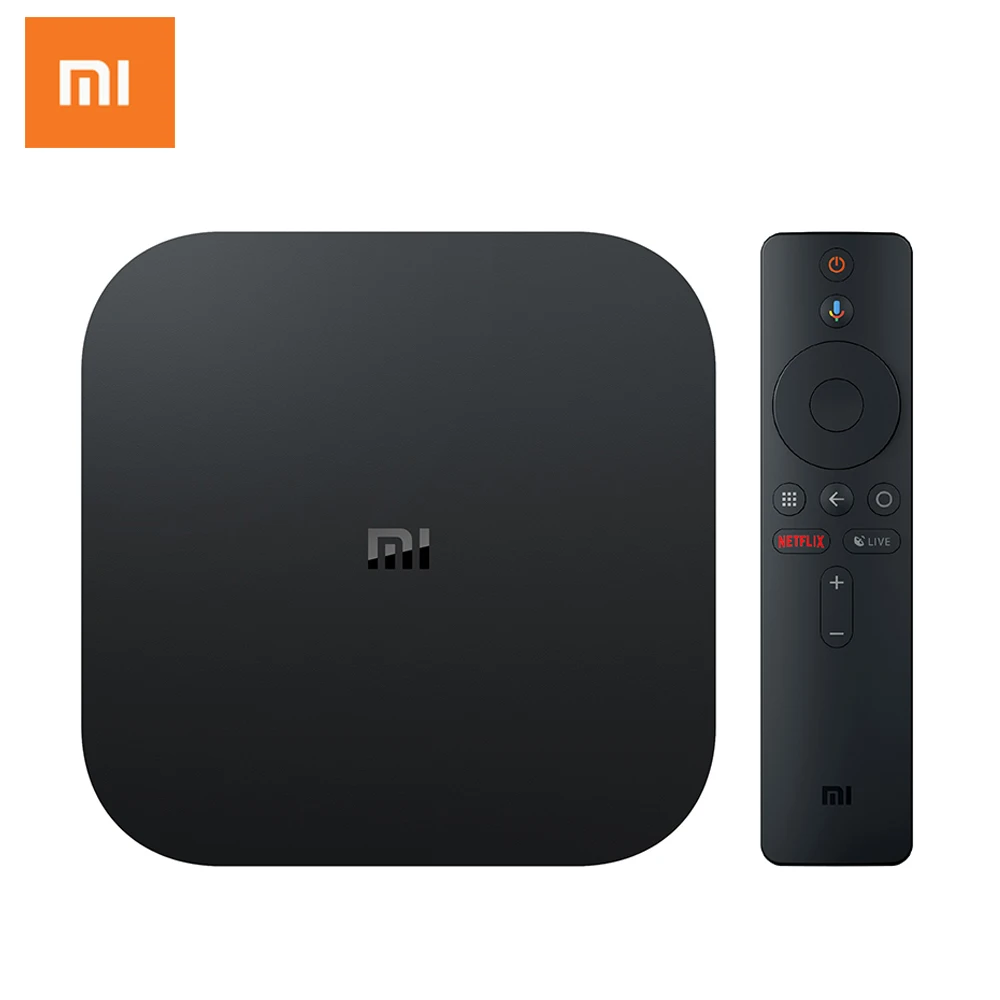 Xiaomi Mi Box S Android 8,1 tv Box 4K HDR Cortex-A53 четырехъядерный процессор 2 Гб ОЗУ 8 Гб ПЗУ 2,4 ГБ+ 5,8 Гб WiFi BT4.2 с голосовым пультом дистанционного управления