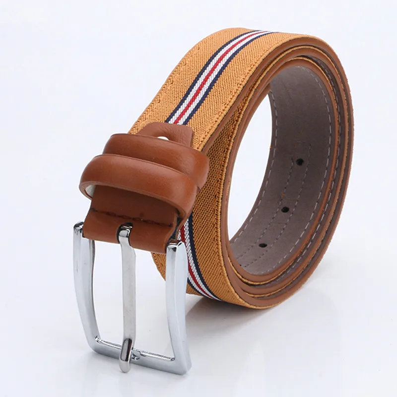 TJ-Tianjun мужской холщовый ремень новый корейский стиль булавка на пуговицах