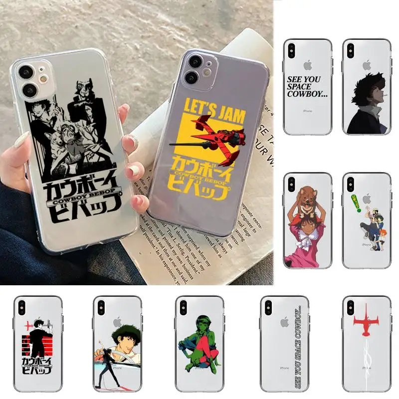

RuiCaiCa Cowboy bebop Phone Case for iphone 13 11 12 pro XS MAX 8 7 6 6S Plus X 5S SE 2020 XR case