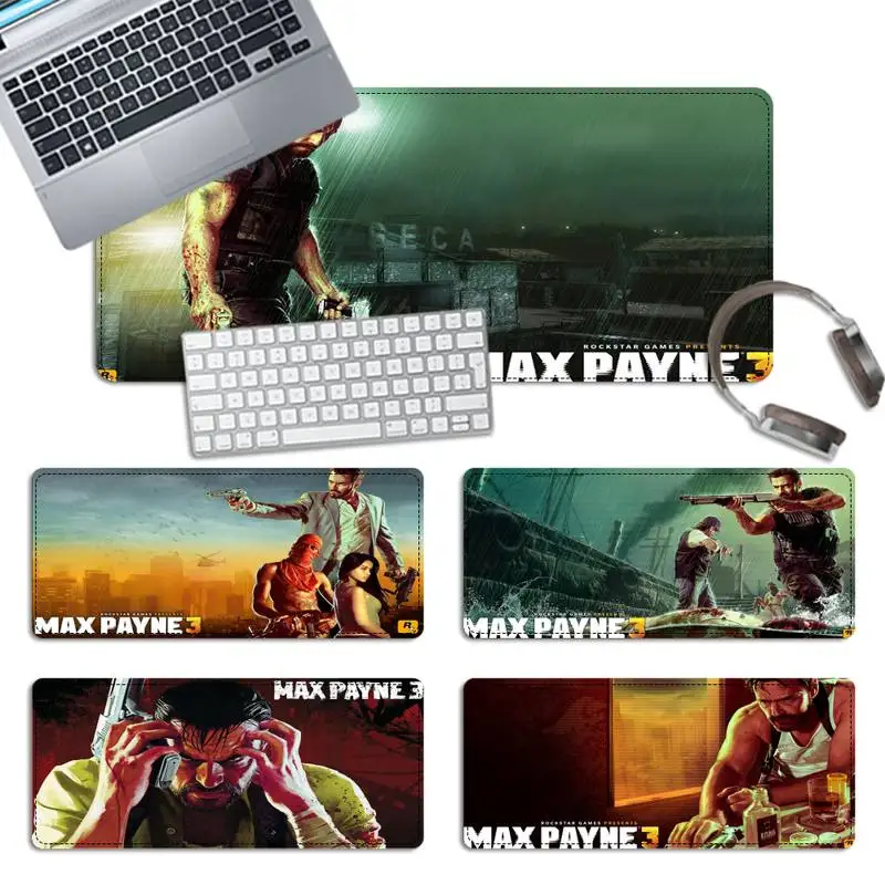 

Lock Edge Max Payne Mouse Pad PC Laptop Gamer Mousepad Anime Antislip Mat Keyboard Desk Mat For Overwatch/CS GO