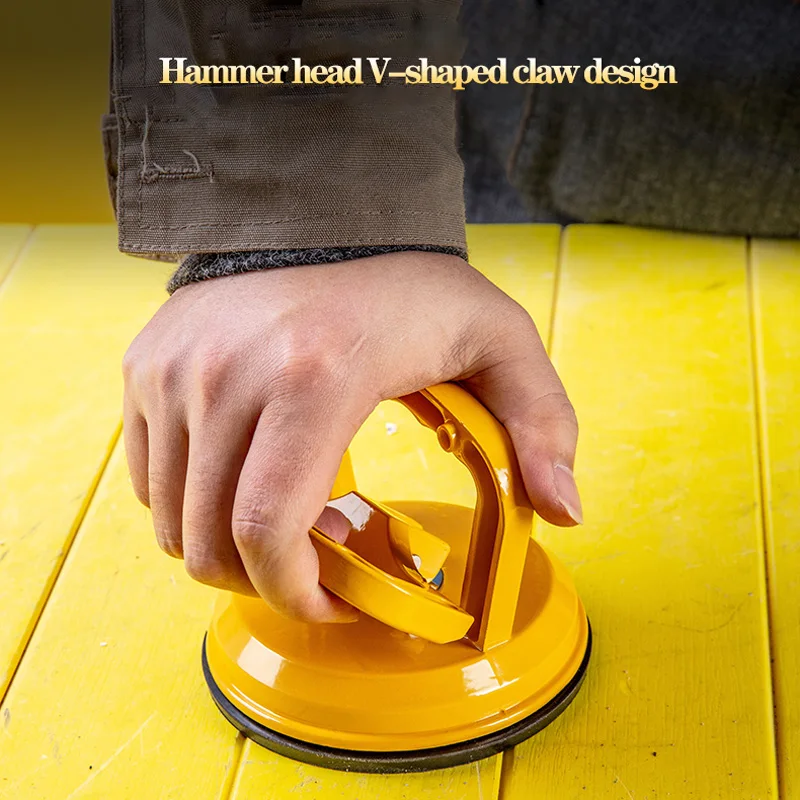 

DELI Sucker Crane Panel Removal Glass Suction Cup Aluminum Alloy Powerful Ceramic Tile Single-Jaw