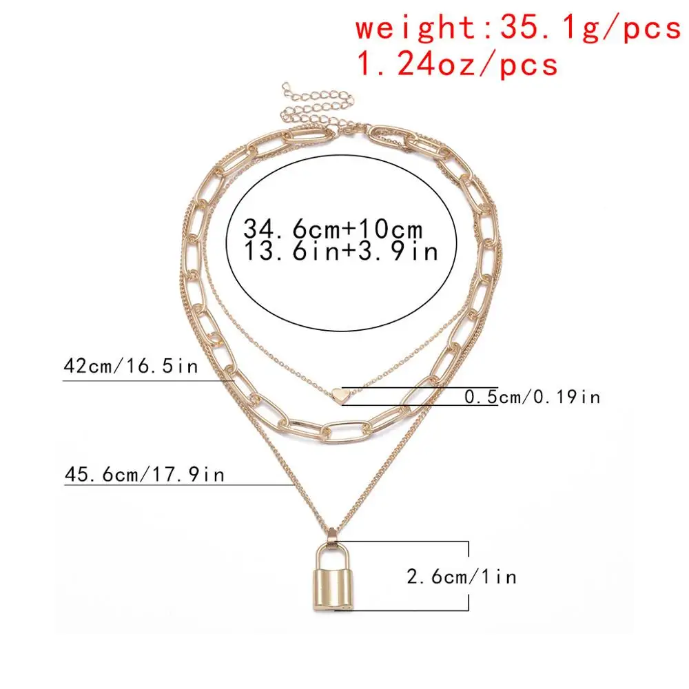 

Fashion 2 Layers Pearls Geometric Pendants Necklaces For Women Gold Metal Snake Chain Necklace New Design Jewelry Gift