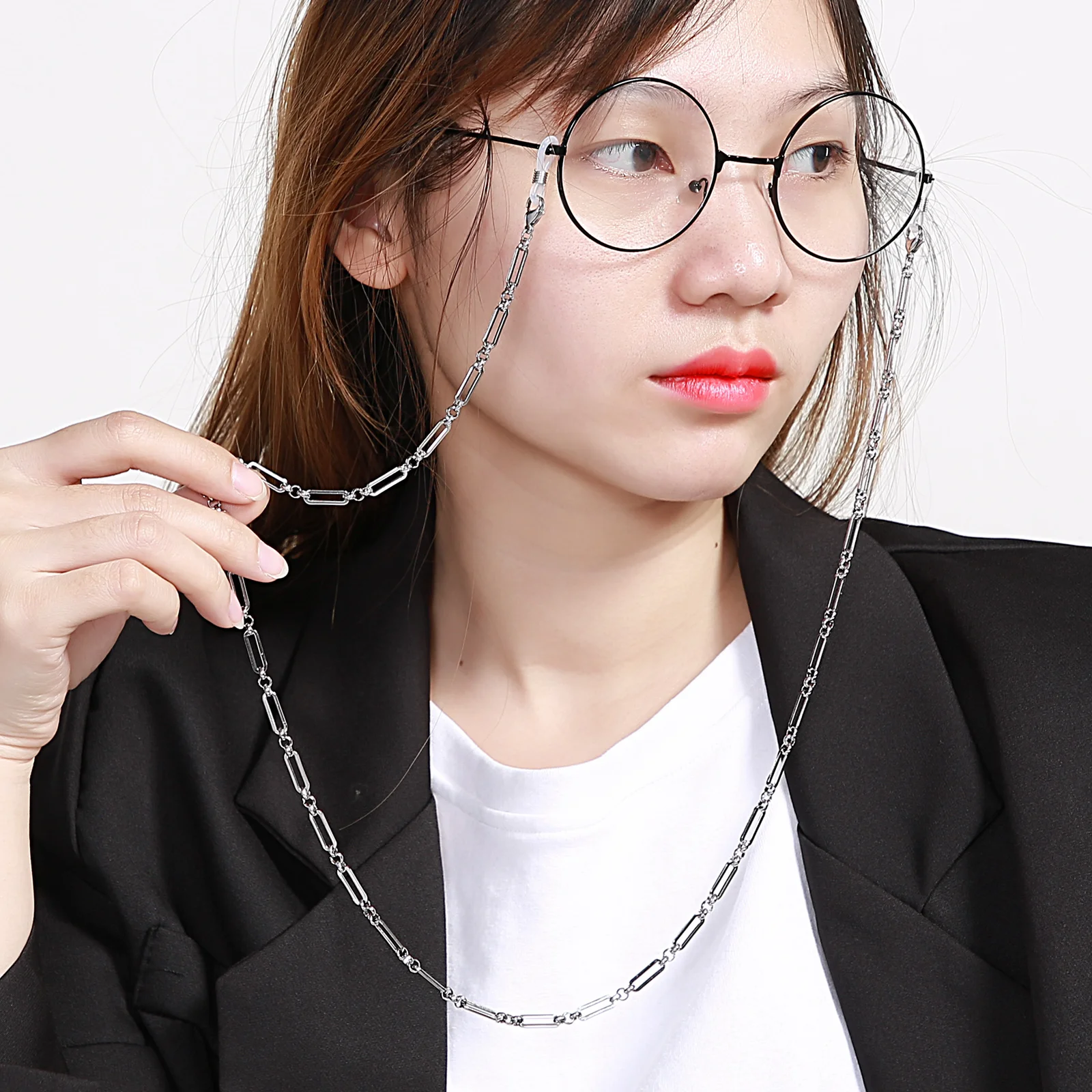 

Fashion chain glasses chain ladies men glasses rope sunglasses rope fixing frame glasses lanyard neck strap rope