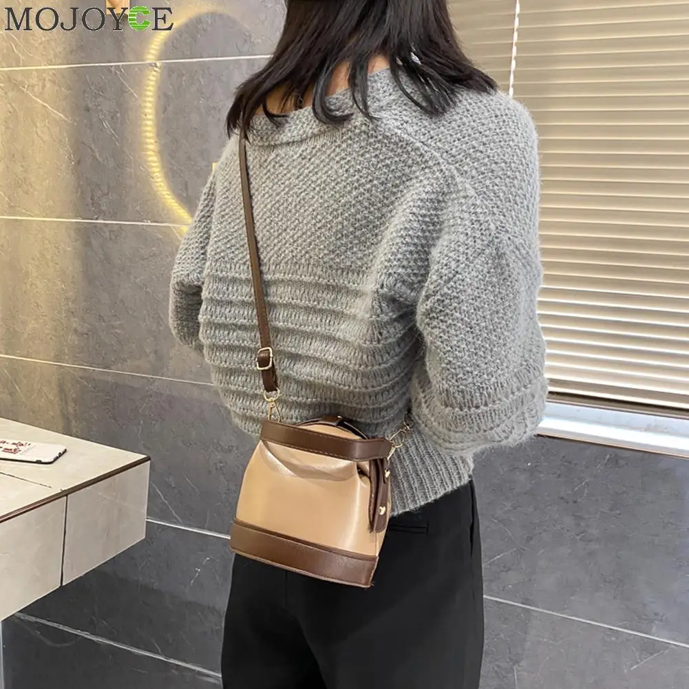 Сумка через плечо из искусственной кожи со складками Молодежная простые