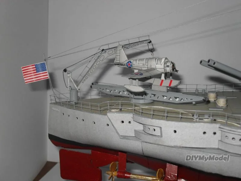 DIYMyModeI USS Arizona DIY artesan&iacute;a de papel modelo Kit de HandmadeToy rompecabezas regalo pel&iacute;cula prop-1