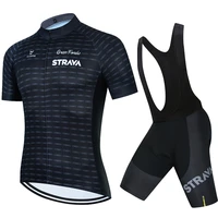 2022 strava cycling jersey set summer team cycling clothing road bike suit bicycle clothes bib shorts mtb maillot ciclismo ropa