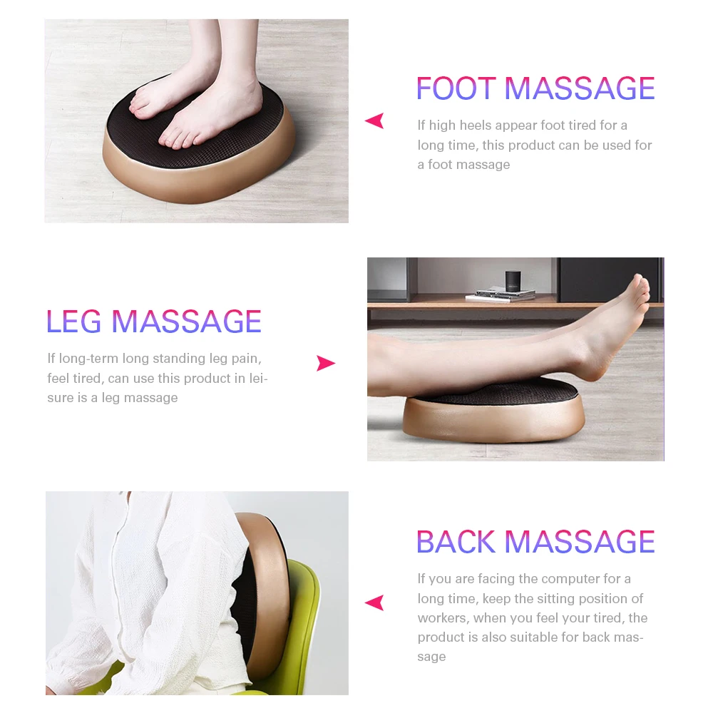 Электрический массажер для ног с инфракрасным подогревом массаж шиацу