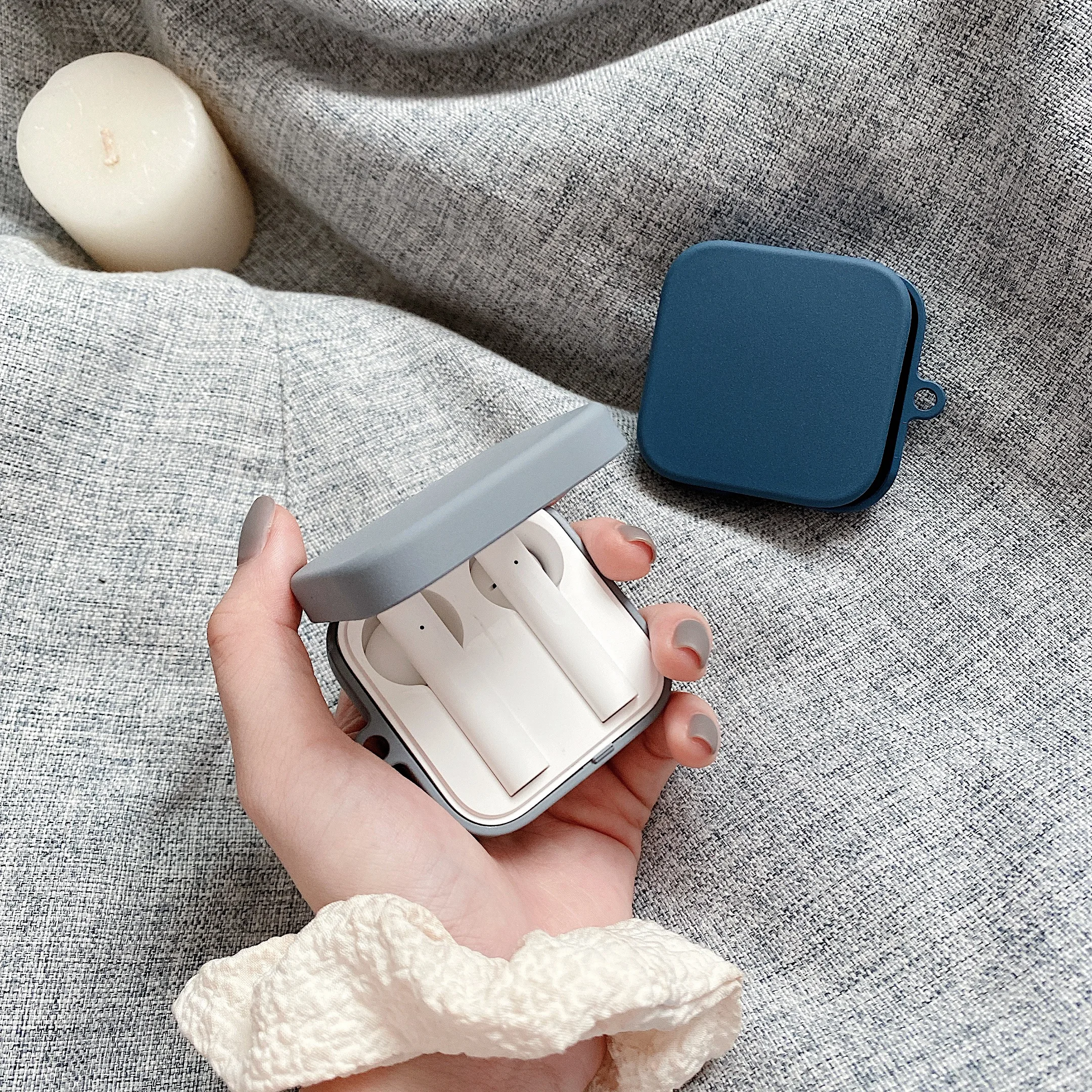 

Xiao Mi Air2 SE Wireless Bluetooth Cover Headphone Case For xiao mi air2 se PC Charging Box Earphone shockproof Protective Cover