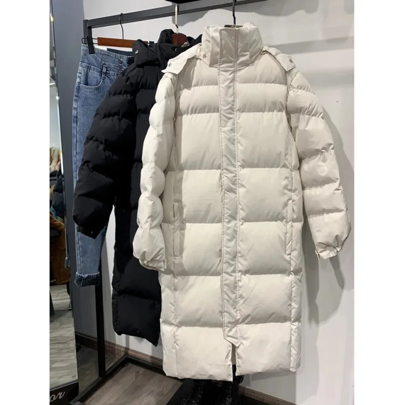 Новинка 2021 Женское зимнее пальто парки высококачественные толстые длинные