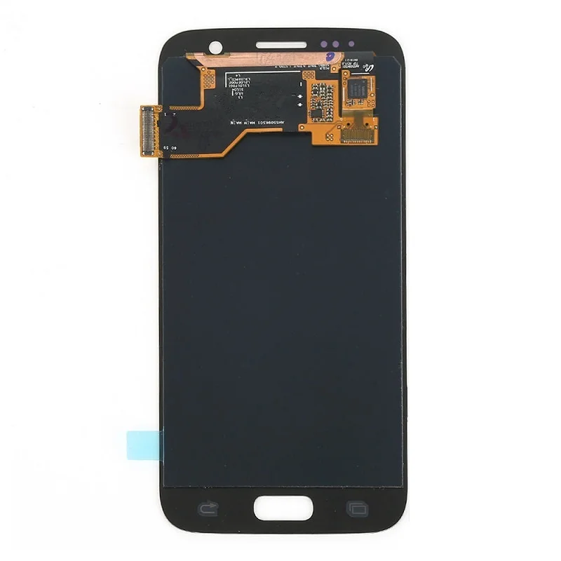 Высокое качество 5," lcd без рамки для SAMSUNG Galaxy S7 G930 G930F дисплей кодирующий преобразователь сенсорного экрана в сборе с логотипом