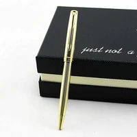 high quality brands gold platinum stainless steel business office medium nib ballpoint pen